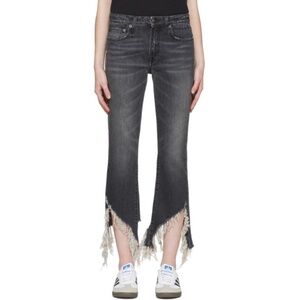 R13 Fraye Hem Kick Fit jeans 26